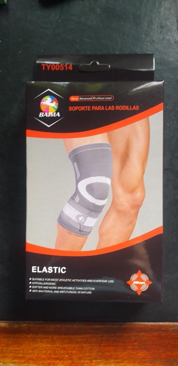 RODILLERA ORTOPEDICA ELÁSTICA AJUSTABLE EN MENISCO
