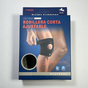 RODILLERA ORTOPEDICA CON ROTULA CORTA AJUSTABLE
